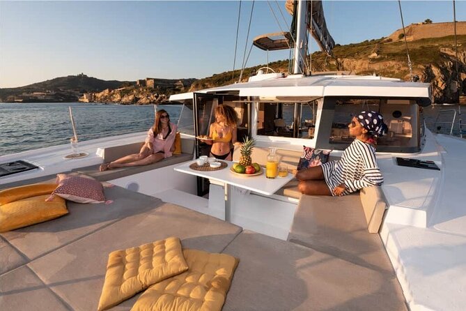 CATAMARAN Kleftiko Poliegos & Round of Milos Lunch With Openbar - Common Questions