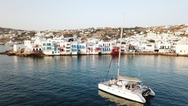Catamaran Private Sunset Cruise - Mykonian Culinary Delights