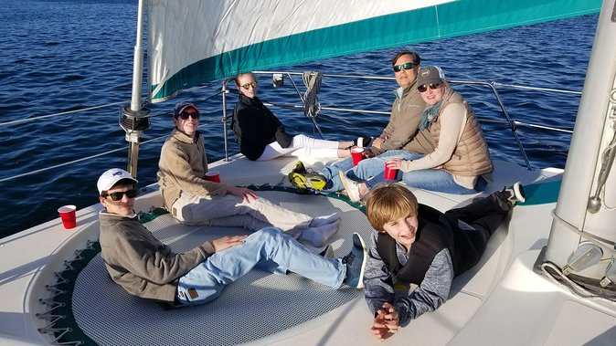 Catamaran Sailing Cruise on San Diego Bay for up to 12 Guests - Chance to Spot Local Marine Life Like Sea Lions, Dolphins, and Whales