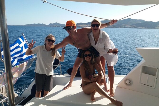 Catamaran Semi Private Cruise Paros Antiparos Includes Food and Drinks - Positive Feedback