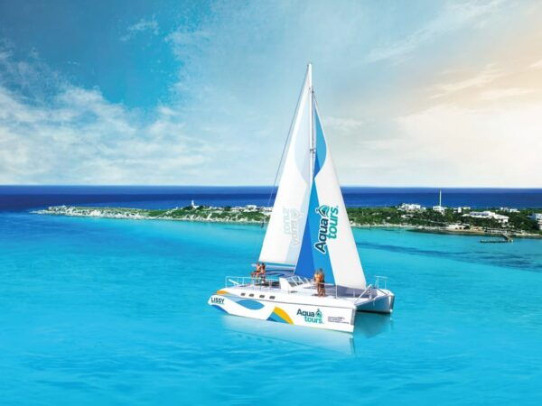 CATAMARAN SWIM ADVENTURE - Dolphin Swim and Interaction
