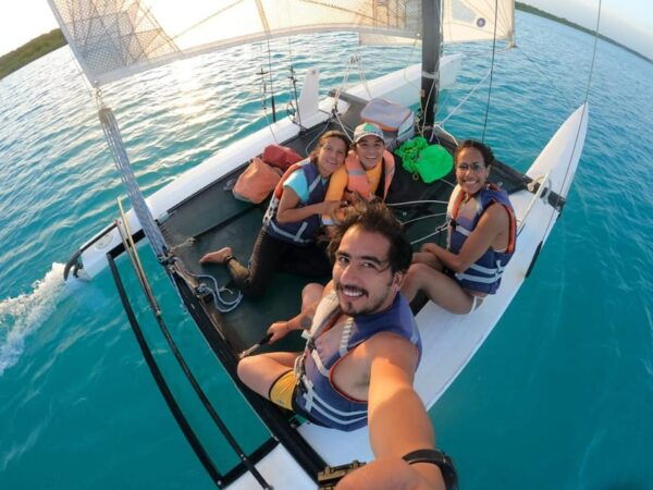 Catamaran Through the Bacalar Lagoon and Make New Friends - Immersive Experience