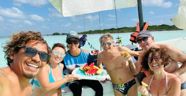 Catamaran Through the Bacalar Lagoon and Make New Friends - Memorable Adventure