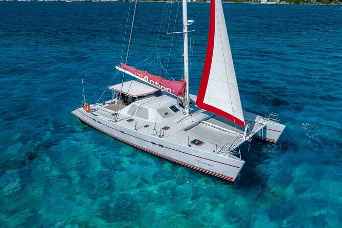 Catamaran to Isla Mujeres  Kids Go Free! (Only Pay Dock Fee) - Good To Know