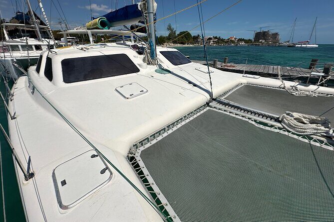 Catamaran to Isla Mujeres  Kids Go Free! (Only Pay Dock Fee) - Lunch and Free Time in Isla Mujeres
