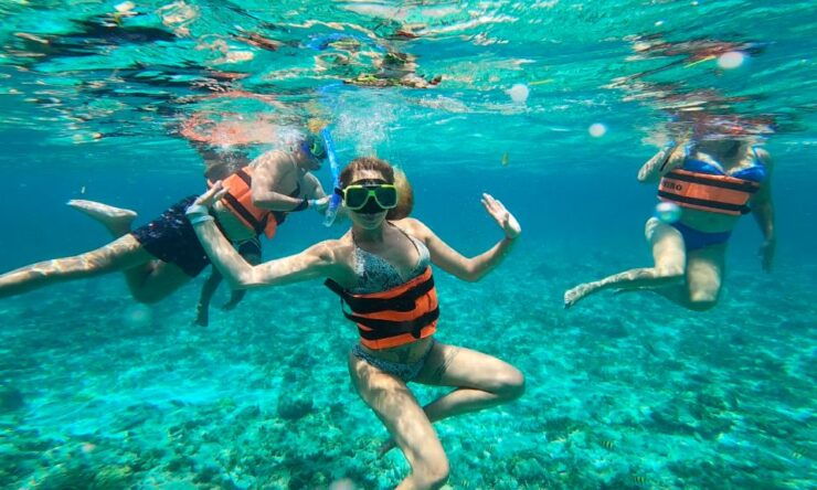 Catamaran to Isla Mujeres, Lunch, Open Bar & Snorkel - Transportation and Pickup