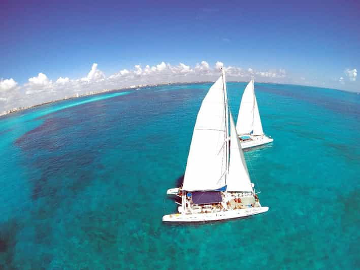 Catamaran to Isla Mujeres Open Barff - Itinerary Highlights