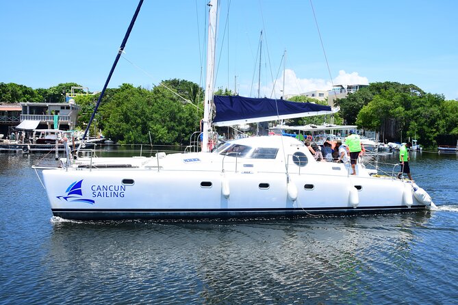 Catamaran Tour to Isla Mujeres, Open Bar, Lunch, Snorkeling, Beach Club Included - Common Questions