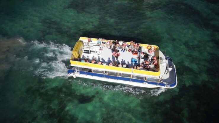 Catamaran With Snorkel, Open Bar, and Transfer From Cancún - Snorkeling at a Coral Reef