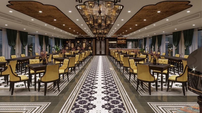 Catherine 2D1N Cruise: Ha Long Bay with Sung Sot & Ti Top - Sunset tea, dinner and an evening onboard