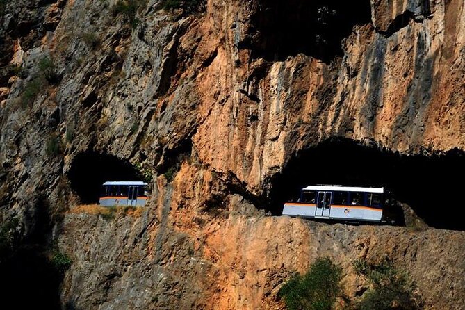 Cave of Lakes,Cog Railway, Kalavrita Village, Corinth Canal Private Tour - Cog Railway