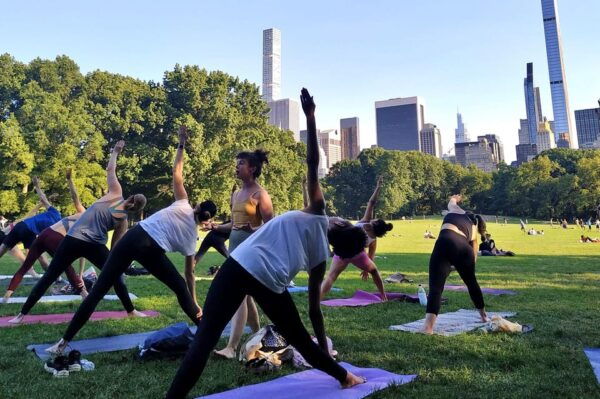 Central Park, New York: Yoga Classes in the Park Since 2012 - Yoga Vacations in Italy