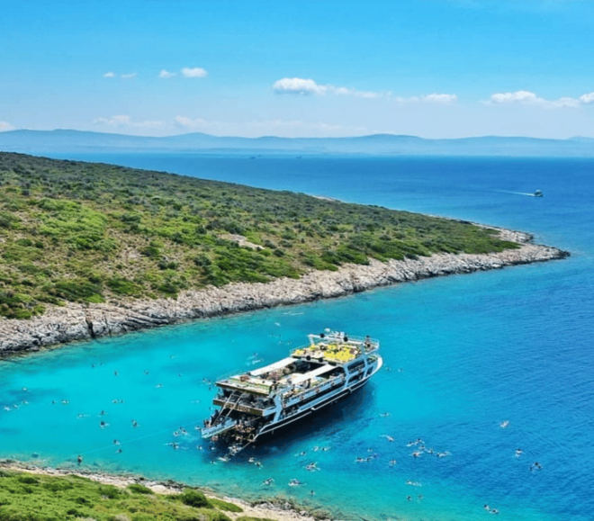 Cesme: Islands and Bays Boat Trip With BBQ Lunch - Itinerary Details