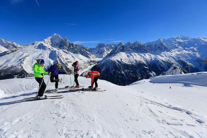 Chamonix Ski Day From Geneva With Optional Aiguille Du Midi - Skiing Areas in Chamonix