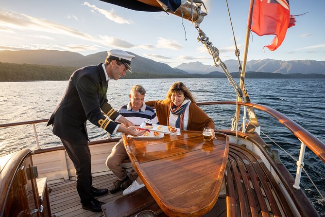 Champagne Sightseeing Cruise on Lake Te Anau - Luxury Sunset Cruise Experience