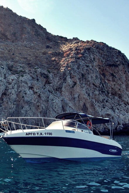 Chania-Kalyves: Private Boat Cruise With Swim Stops - Safety and Restrictions