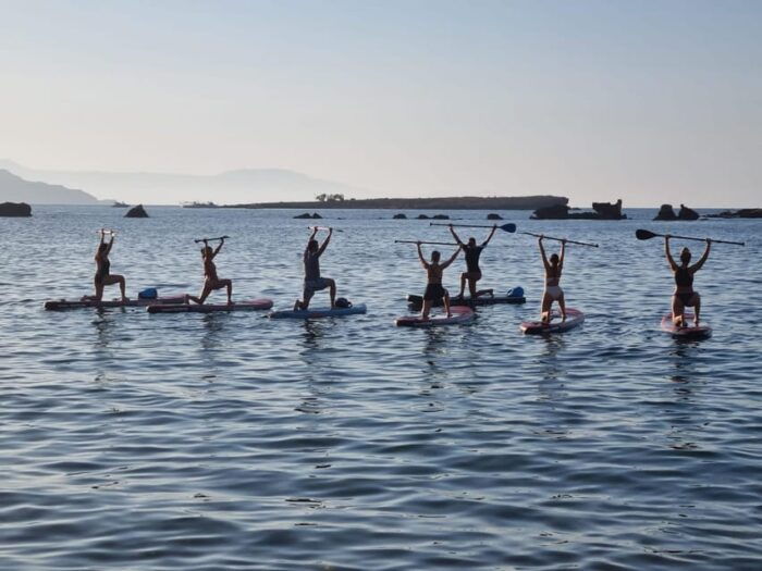 Chania: Morning or Sunset Stand-up Paddleboard Pilates - The Sum Up