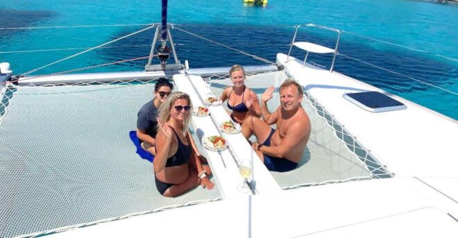 Chania: Private Day Catamaran Cruise With Swimming and Meal - Reservation and Additional Details