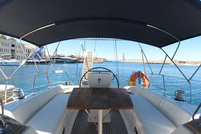 Chania Sailing Cruise, Swim, Snorkel, Lighthouse & Harbor Tour  - Crete - Directions