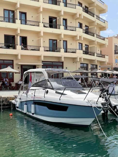 Chania: Self-Drive Boat and another with Skiper 7.50 m - The Experience in Detail
