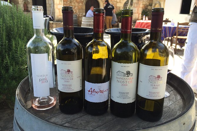 Chania Shore Excursion Vineyard and Winery Tour Half Day - Tour Highlights