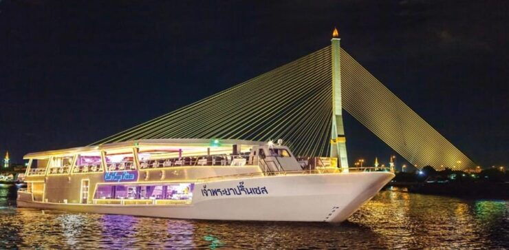 Chao Phraya Dinner Cruise With Private Transportation - Experience Highlights