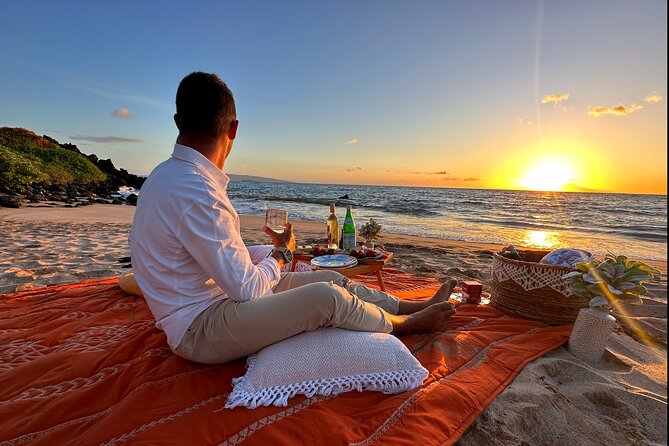 Charcuterie Board & Sunset at a Hidden Beach W/ Photo - Menu and Snacks