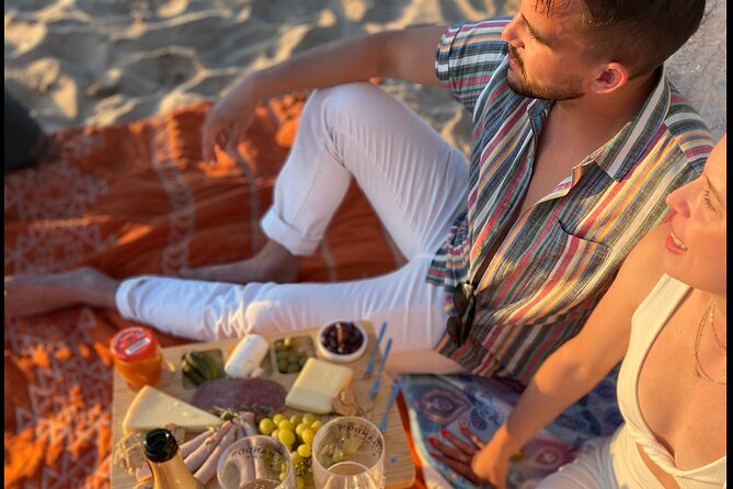 Charcuterie Board & Sunset at a Hidden Beach W/ Photo - The Sum Up