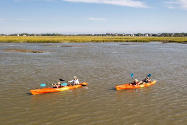 Charleston: Folly Beach Kayak Dolphin Safari - Group Photo Opportunity