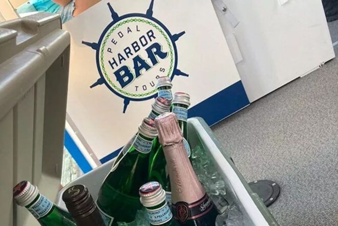 Charleston: Harbor Bar Pedal Boat Party Cruise - Location