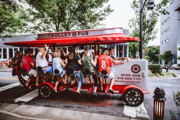 Charlotte: Pedal-Powered Pub Mixer Tour - Themed Nights Out