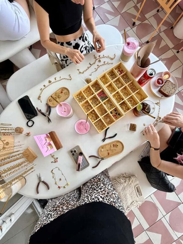 Charm Bar Canggu: Jewelry-Making Workshop + Free Matcha - The Creative Process in Detail