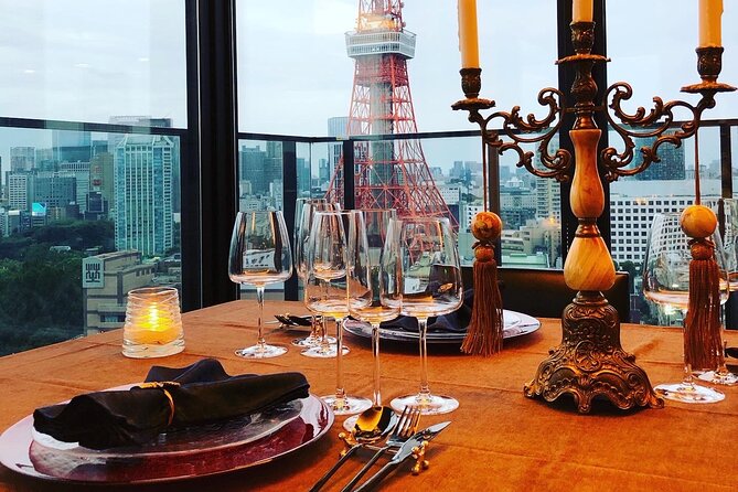 Chefs Table With Private View of Tokyo Tower - Inclusions