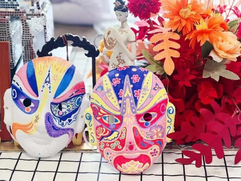 Chengdu Sichuan Opera Mask DIY Making Course - An In-Depth Look at the Workshop