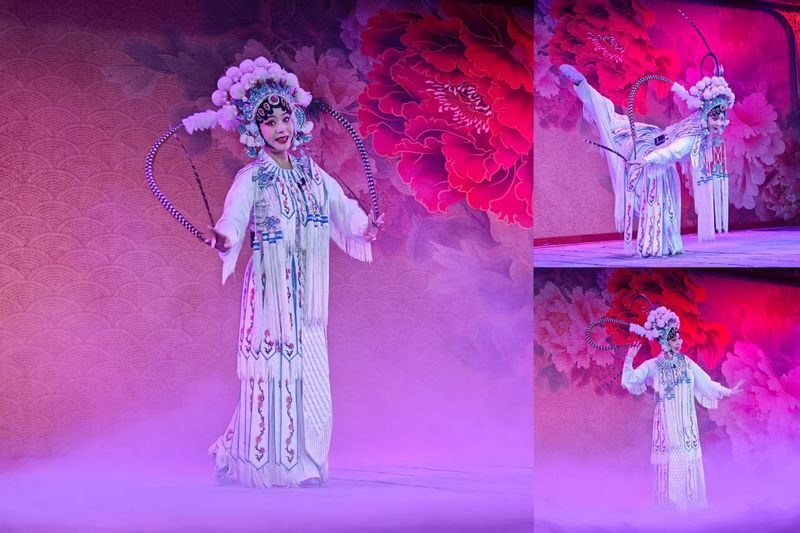 Chengdu Tianfu Square "Gaiwaner Liyuan" face-changing fire-breathing intangible cultural heritage Sichuan opera performance - A 70-minute sampler of Sichuan opera