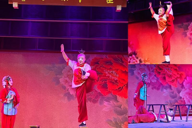 Chengdu Tianfu Square "Gaiwaner Liyuan" face-changing fire-breathing intangible cultural heritage Sichuan opera performance - Tea, music and the quieter moments