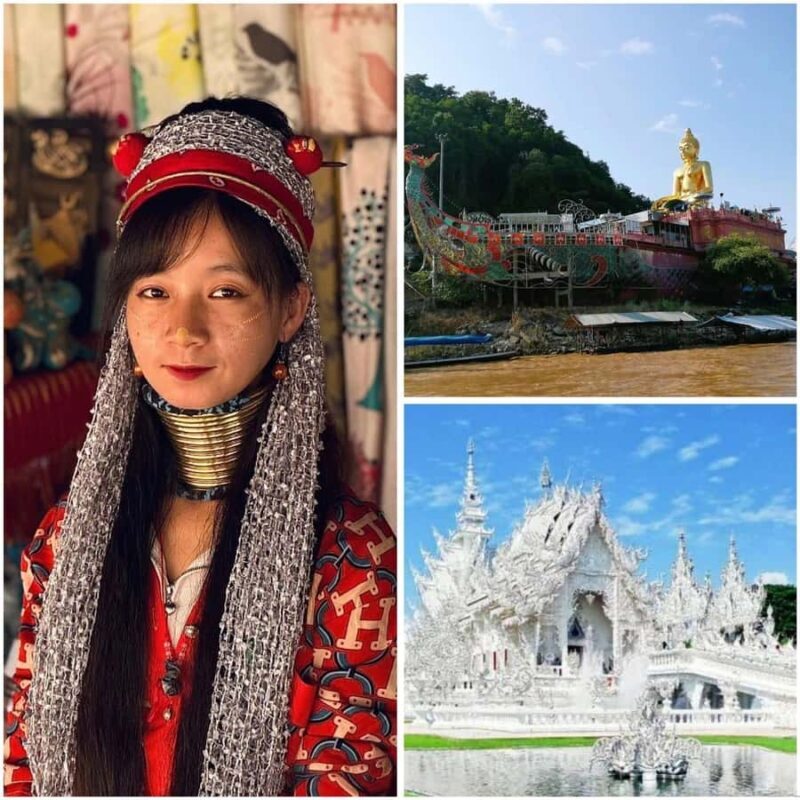 Chiang Mai: 3 Temples Golden Triangle Long Neck Boat Trip - The Itinerary in Detail