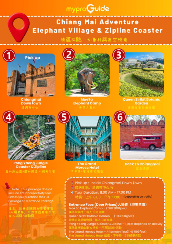 Chiang Mai Adventure: Elephant Village & Zipline Coaster(MyProGuide) - A full day in Mae Rim, with a lot on the menu