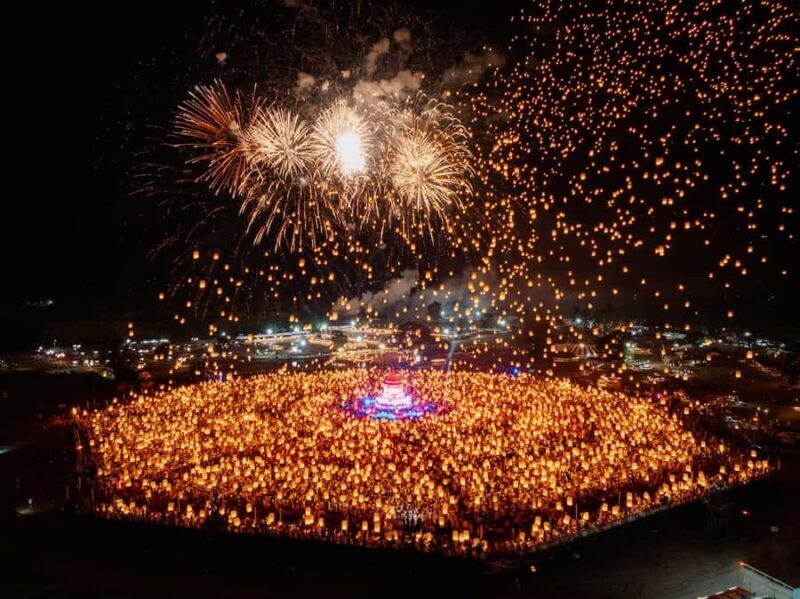 Chiang Mai CAD Yi Peng Khomloy Sky Lantern Festival Official - Transportation and Group Size