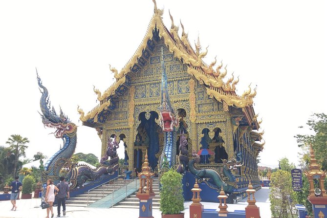 Chiang Mai-Chiang Rai: White Temple-Black House-Blue Temple-Karen Village - Experience the Serenity of the Blue Temple
