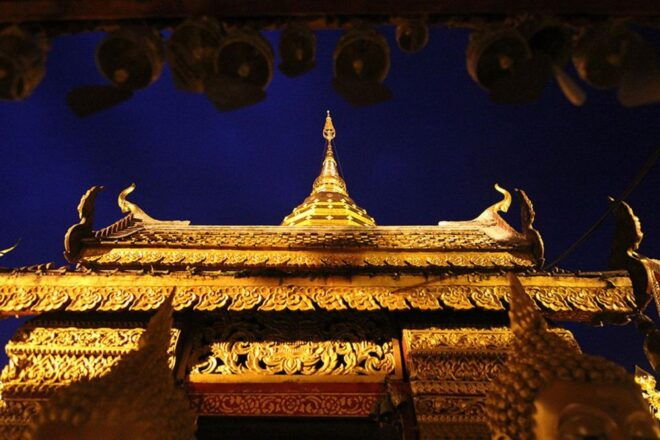 Chiang Mai: Doi Suthep & Wat Umong Twilight Tour With Pickup - Temple Descriptions
