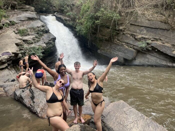 Chiang Mai: Elephant Sanctuary & Waterfall Group Tour - Exploring the Mae Wang Waterfall