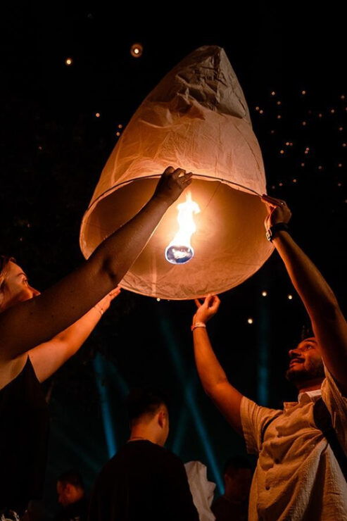 Chiang Mai: Heaven Lantern Festival Ticket With Dinner - Festival Activities