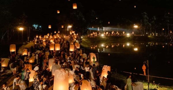 Chiang Mai: Heaven Lantern Festival Ticket With Dinner - Tips for Attendees