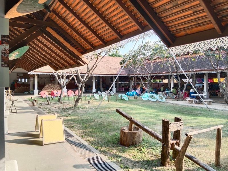 Chiang Mai Mae Kam Pong & Kew Fin Private Full-Day Tour - Bor Sang: watch umbrella makers at work