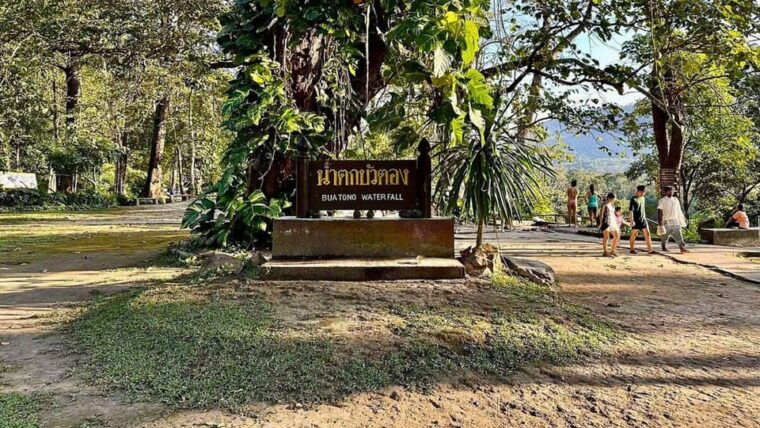 Chiang Mai: Sticky Waterfall, Chet Si Fountain Park Transfer - Natural Spring and Calcium Carbonate