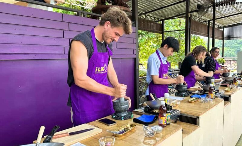 Chiang Mai: Thai Cooking Class at Grand Canyon & Market Tour - Post-Cooking Relaxation at the Lake