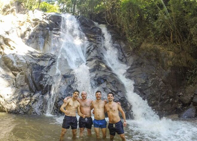 Chiang Mai: Whitewater Rafting and Waterfall Trekking Tour - Waterfall Trekking