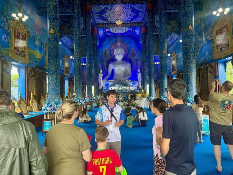 Chiang Rai: Must-See! Top of 7 Attractions | Private Tour - Blue Temple: Vibrant Design