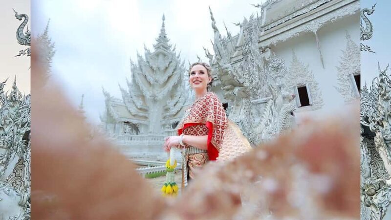 Chiang Rai:Photos of traditional Thai costumes,White Temple - Detailed Review of the Experience